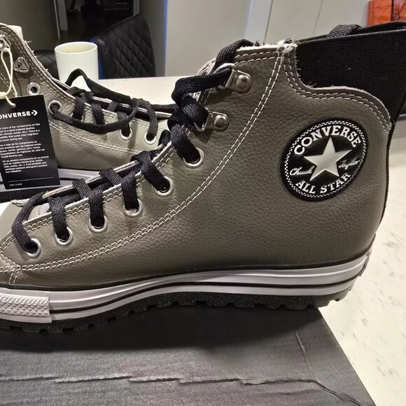 Converse Chuck Taylor All-Star City Trek Waterproof Leather Shoes A05575C SZ 10 - Picture 1 of 9